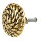 Round Rope Antique Golden Aluminium Cabinet Knob